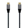 Aisens Cable USB 2.0 Aluminio 100W 5A USB-C a USB-C 2m Gris